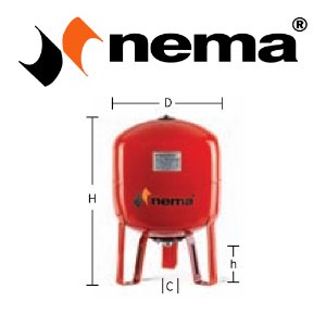 밀폐형팽창탱크 네마(NEMA)시리즈 압력탱크 50리터 입형 NEX50 브레더(블레더)방식 NEMA 50